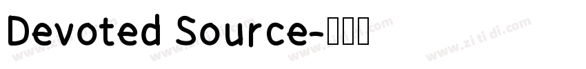 Devoted Source字体转换
